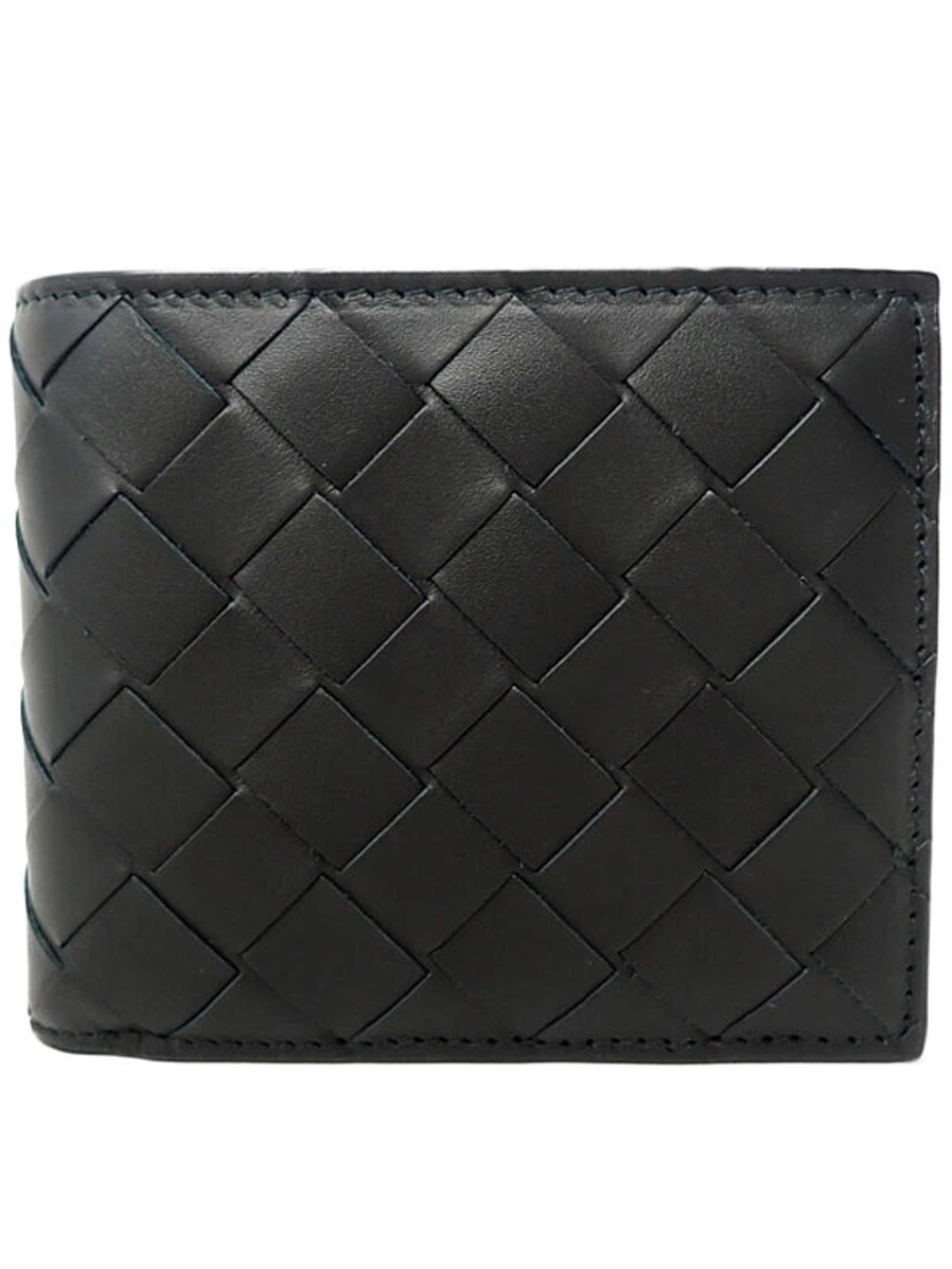 Bottega Veneta Intrecciato Bi fold Wallet Short